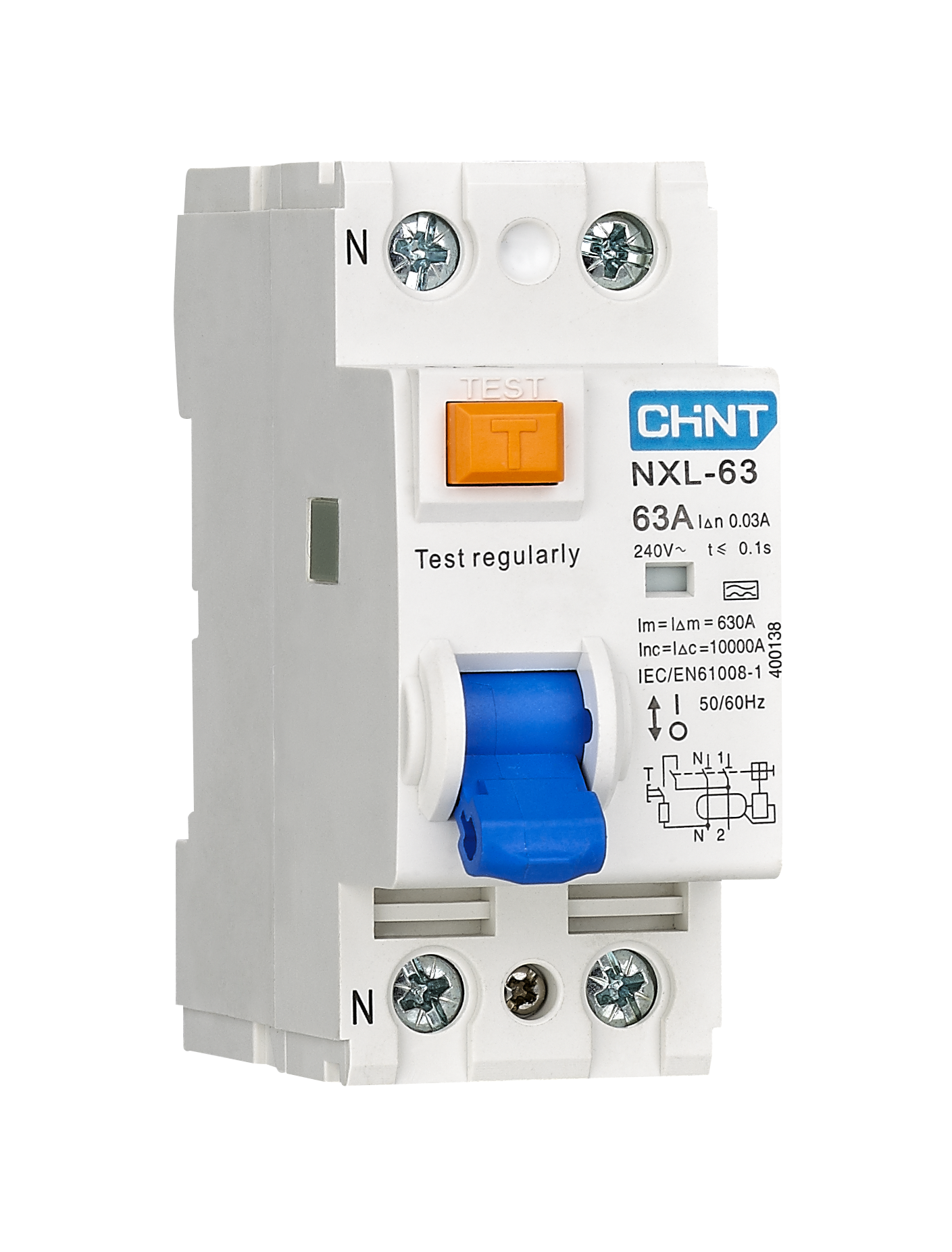 NXL-63 Residual Current Operated Circuit Breaker  without over-current protection (Magnetic)